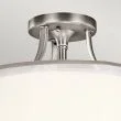 ELSTEAD Lacey KL-LACEY-SF-AP 3 Light Semi-Flush Mount - Antique Pewter