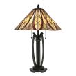ELSTEAD Victory QZ-VICTORY-TL Tiffany Table Lamp