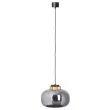 Step into Design 9969P/B smoky Lampa wisząca BOOM LED szaro złota 35 cm
