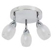 CANDELLUX 98-67692 RICO PLAFON 3X6W LED SMD GŁÓWKA OKRĄGŁA 1E Z PRZEGUBEM KD SYSTEM KLOSZ WYMIENNY CHROM/BEZBARWNY
