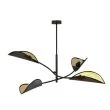 EMIBIG 1106/4 LAMPA SUFITOWA LOTUS 4 BLACK/GOLD