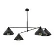 EMIBIG 1112/4 LAMPA WISZĄCA GLAM 4 BLACK/OPAL