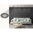 CANDELLUX 2251066 SOC-03 BK GU10 50W 230V OPR.STROP.STAŁA OKRĄGŁA ODLEW