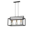SIGMA 32441 VIGO 3 czarny złoty lampa wisząca