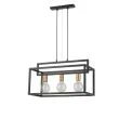 SIGMA 32441 VIGO 3 czarny złoty lampa wisząca