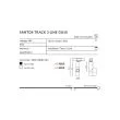 AZZARDO AZ4203 SANTOS TRACK 3LINE GU10 BK TECHNICAL TRACK BLACK reflektor 3-fazowy