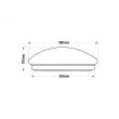 INQ PLC050NW Plafoniera LED VIKA 30W 840 okrągła