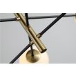 AZZARDO AZ4423 OVIEDO 8 GO/BK DECORATIVE PENDANT GOLD
