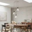 EMIBIG 1743/3PREM KLEVER 3PREM WHITE BLACK Lampa wisząca