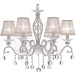 MAYTONI ARM247-06-G Elegant Grace Chandelier White with Gold