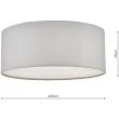 DAR CIE5215 CIERRO 3LT 40CM FLUSH IVORY