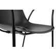 KING HOME 292-CPP4.BLACK Krzesło RESOL ARM czarne