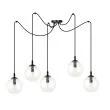EMIBIG 936/5 LAMPA WISZĄCA GIGI 5 BL TRANSPARENT
