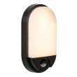 LUCIDE HUPS - CZUJNIK RUCHU 22864/10/30 LAMPA ZEWNĘTRZNA ŚCIENNA czarny
