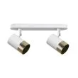 CANDELLUX 92-27467 TOBI LAMPA SUFITOWA LISTWA BIAŁY 2X15W GU10 KLOSZ BIAŁY+ZŁOTY