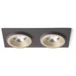 RENDL R13256 SHARM SQ II wpuszczana perłowo-złota/brązowa 230V LED 2x10W 24° 3000K