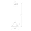 NOWODVORSKI 8003 ZENITH M lampa wisząca
