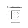 AZZARDO AZ4140 PABLO 1 BK WPUST TECHNICAL DOWNLIGHT BLACK