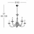 KOLARZ 0301.85.4 PISANI żyrandol
