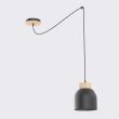 EMIBIG 1626/1 KRU 1 BLACK LAMPA WISZĄCA
