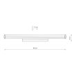 NOWODVORSKI 8172 ION LED L kinkiet