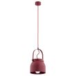 ARGON 8282 LOGAN lampa wisząca 1 pł. czerwony