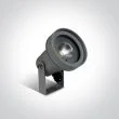 ONE LIGHT 67196B/AN/W Kalapodi lampa ogrodowa antracyt 6W LED 3000K IP65