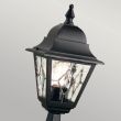 ELSTEAD NORFOLK NR3 BLK Pedestal Lantern