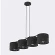 EMIBIG 1651/4 KARBON 4 BLACK LAMPA WISZĄCA