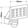 INQ FL010NW Naświetlacz LED 25W SMD Pir IP44 Black