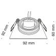 MAYTONI DL024-2-01B Downlight Atom Downlight Black
