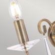 ELSTEAD AEGEAN AG2 AGED BRASS 2Lt Wall Light