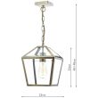 DAR CHU0175 CHURCHILL 1LT PENDANT ANT BRA