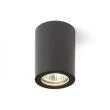 RENDL R13542 LOLA 88 sufitowa czarna 230V GU10 35W IP54