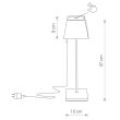 NOWODVORSKI 8398 MAHE LED lampa stojąca zewnętrzna