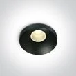 ONE LIGHT 10108R/B/W Skalia czarny wpust COB LED 3000K 8W