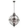 ELSTEAD ADAMS FE/ADAMS/4P BRZ 4lt Pendant Chandelier