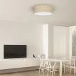 MILAGRO MLP7488 Lampa sufitowa MARSHALL WHITE / RATTAN 3xE27