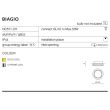 AZZARDO NC571-GO / AZ1493 Biagio (gold) Oczko sufitowe