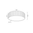 MOOSEE MSE010100366 MOOSEE lampa sufitowa / plafon CROWN 50 złota