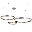 Step into Design ST-8848-40+60+80 nickel Lampa wisząca CIRCLE 40+60+80 LED nikiel na 1 podsufitce