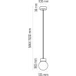 HELLUX 8570109 Lampa wisząca Barrel-Orb Kula 1pł biały