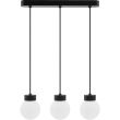 HELLUX 8570339 Lampa wisząca Barrel-Orb Kula 3pł czarny