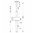 CANDELLUX STUDIO 31-50571 PURAS G lampa wisząca 15W LED 3000K