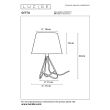 LUCIDE GITTA 47500/81/11 LAMPA STOJĄCA - STOŁOWA