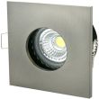 SPECTRUMLED SLIP001008 Oczko sufitowe FIALE IV GU10 OCZKO GU10 250V IP65 82x82x52mm SREBRNY kwadrat.