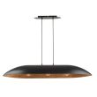 SIGMA 40634 lampa wisząca Gondola L czarny/miedziany