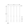 ZUMALINE 8620403 MADERA LAMPA WISZĄCA