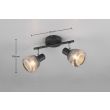TRIO TARIFA 862800232 lampa sufitowa