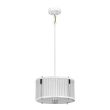 ELSTEAD Corona DL-CORONA-2P-WPN 2 Light Pendant - White Polished Nickel